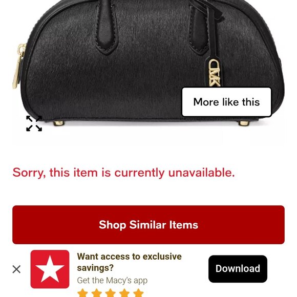 Michael kors small lulu satchel calf hair NEW - Picture 5 of 5